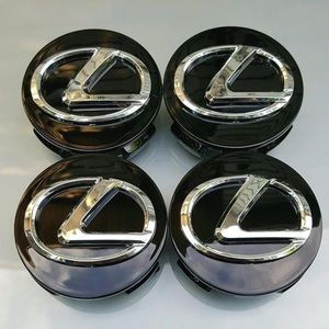 Lexus Center Caps Black 62mm Brand New (Set of 4)